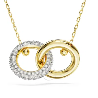 Swarovski Dextera Pendant Interlinked Gold Shiny