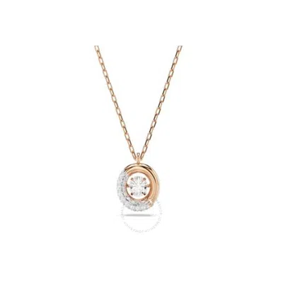 Swarovski Dextera Pendant Rose Gold Shiny Crystal In White