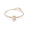 Swarovski Dextera Round Cut Crystal Bangle In White