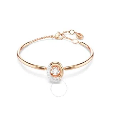 Swarovski Dextera Round Cut Crystal Bangle In White