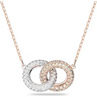Swarovski Dextera Stone Necklace In Gold