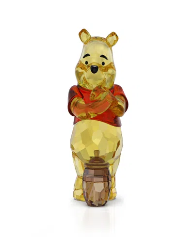 Swarovski Disney Winnie The Pooh Bear Crystal Figurine In Multi