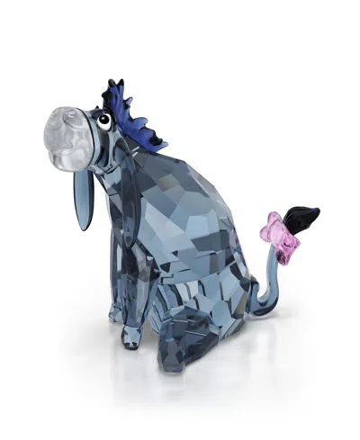 Swarovski Disney's Winnie The Pooh Eeyore Crystal Figurine In Blue