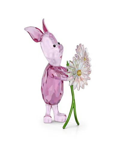 Swarovski Disney's Winnie The Pooh Piglet Crystal Figurine In Pink