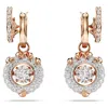 Swarovski Dragon & Phoenix Drop Earrings In White