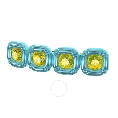 Swarovski Dulcis Blue Cushion Cut Hair Clip