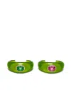 Swarovski Dulcis Bracelets Set (two-pieces) In Green
