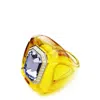 Swarovski Dulcis Cocktail Ring In Yellow