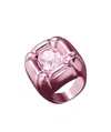 Swarovski Dulcis Cocktail Ring In Pink