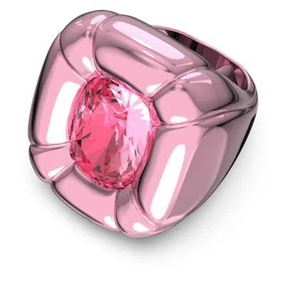 Swarovski Dulcis Cocktail Ring In Pink