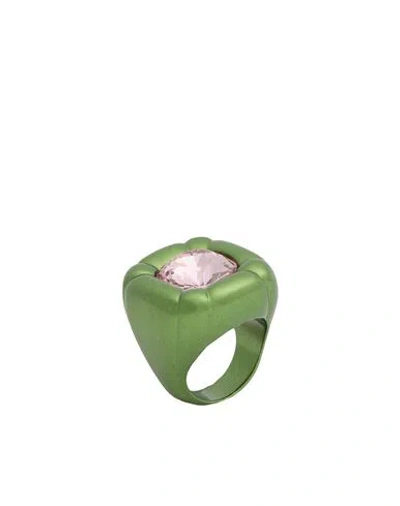 Swarovski Dulcis Cocktail Ring Woman Ring Pink Size 5.25  Crystal, Aluminum