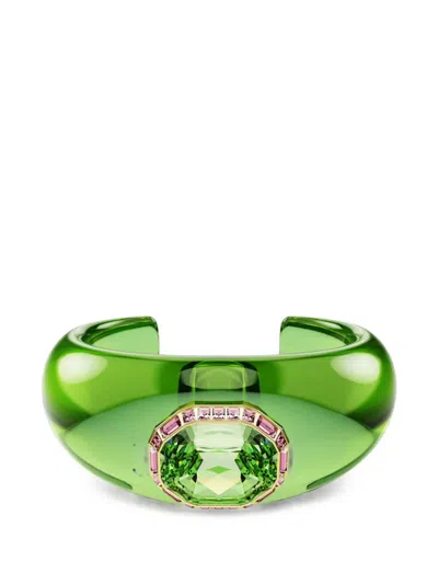 Swarovski Dulcis Crystal Cuff Bracelet In Green