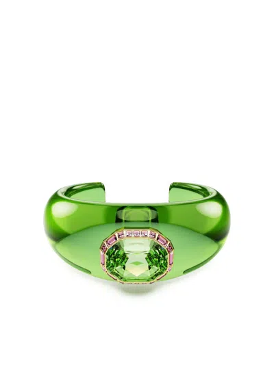 Swarovski Dulcis Cuff In Green