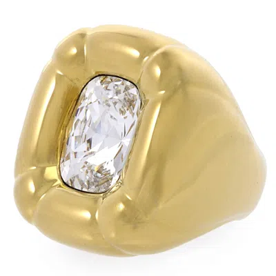 Swarovski Dulcis Gold-tone Cocktail Ring