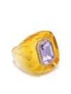 Swarovski Dulcis Ring In Yellow