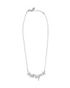 Swarovski Eden Necklace In Silver Metal In Silver