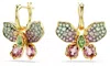 Swarovski Idyllia Mixed Metal Finish Butterfly Drop Earrings