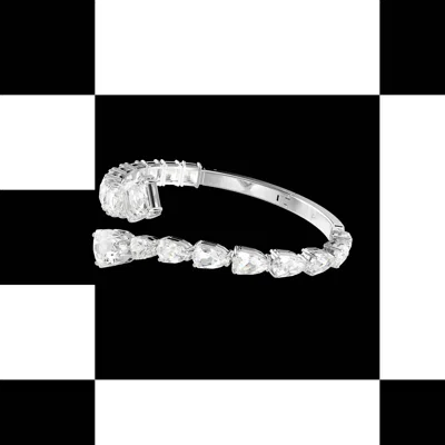 Swarovski Elegant And Minimalistic Jewelry Accessory In Metallic