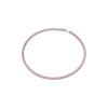 Swarovski Matrix Tennis Necklace In Pink