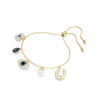 Swarovski Elegant Brass Bijoux Accessory