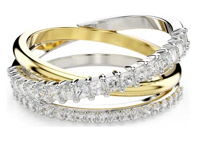 Swarovski Hyperbola Crystal Multi Row Ring In White