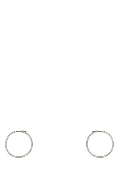 Swarovski Embellished Metal Dextera Earrings In Metallic