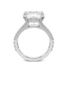 Swarovski Embellished Ring In Metallic