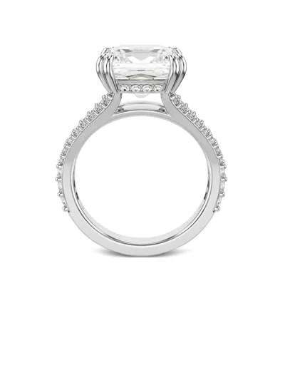 Swarovski Embellished Ring In White