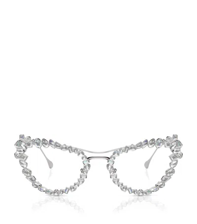 SWAROVSKI EMBELLISHED SK7011 SUNGLASSES