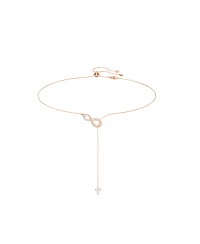 Swarovski Endless Symbol Necklace In Yellow