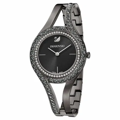 Pre-owned Swarovski Eternal 5376659 Black Analog Women's Watch