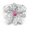 Swarovski Eternal Flower Ring In Pink