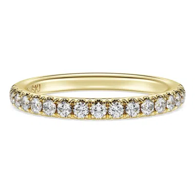 Swarovski Eternity Band Ring In Gold