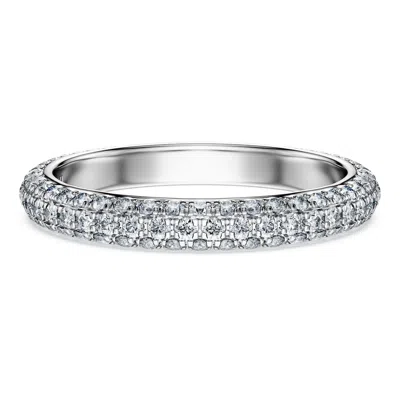 Swarovski Eternity Band Ring In Metallic