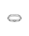 Swarovski Eternity Certified Lab Grown Diamond Band Ring In Metallic