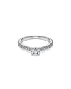 Swarovski Eternity Certified Lab Grown Diamond Engagement Ring In Silver