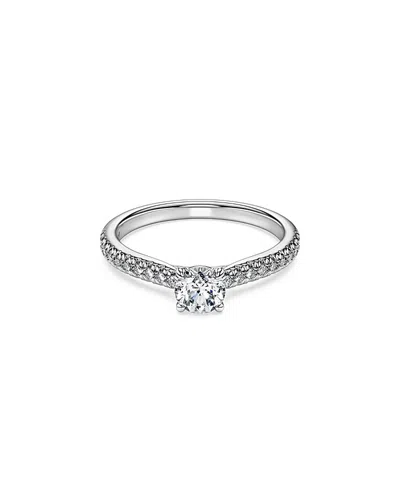 Swarovski Eternity Certified Lab Grown Diamond Engagement Ring In Silver