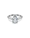 Swarovski Eternity Certified Lab Grown Diamond Pear-shape Engagement Ring In Gold
