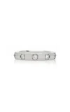 Swarovski Eternity Collection 14k White Gold Band Ring With Laboratory Grown Diamonds In Metallic