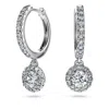 SWAROVSKI ETERNITY DROP EARRINGS