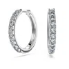 SWAROVSKI ETERNITY HOOP EARRINGS