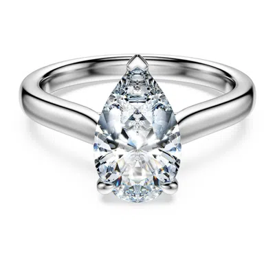 Swarovski Eternity Solitaire Ring In Transparent