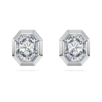 Swarovski Eternity Stud Earrings In White