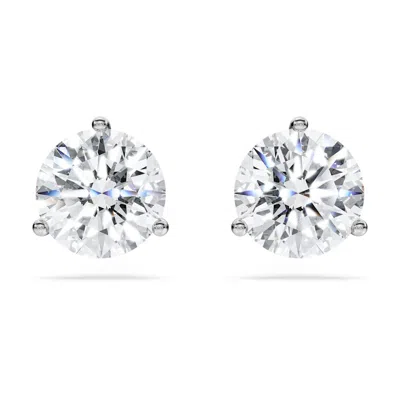 Swarovski Eternity Stud Earrings In White