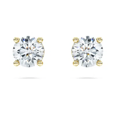 Swarovski Eternity Stud Earrings In White