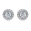 Swarovski Eternity Stud Earrings In White