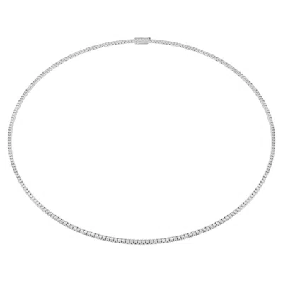 Swarovski Eternity Tennis Necklace In White