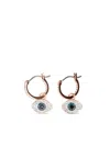 Swarovski Evil Eye Hoop Earrings In Metallic