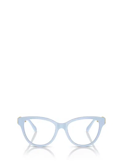 Swarovski Crystal-embellished Cat-eye Frame Glasses In Blue