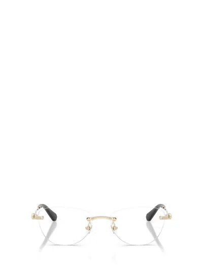 Swarovski Eyeglasses In Gold